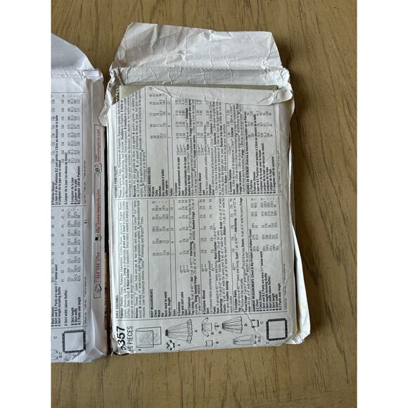 2 Simplicity Sewing Patterns Girls Moms Costumes Gypsy Aladdin Jasmine Parents - Picture 5 of 7